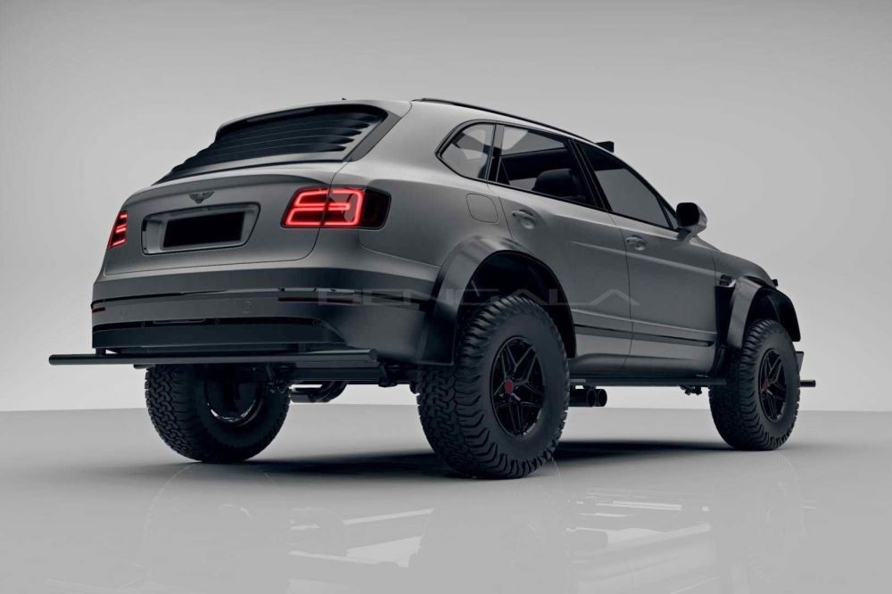 Селёдка с вареньем: кроссовер Bentley Bentayga подготовили к зомби-апокалипсису