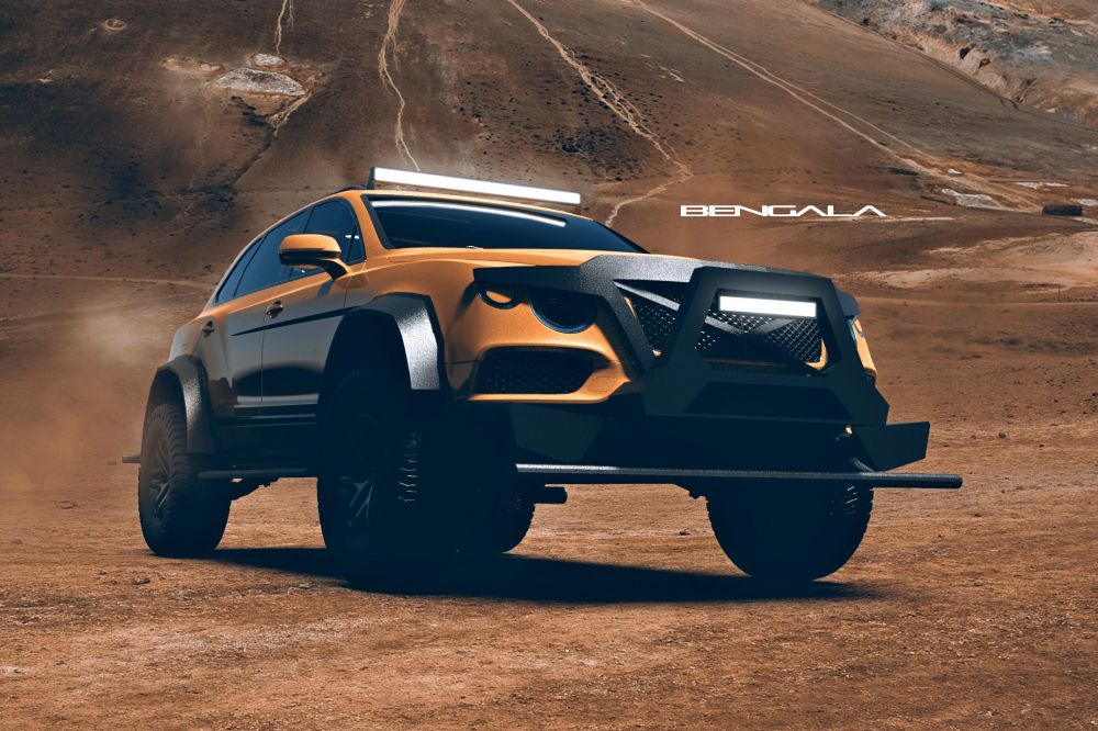 Селёдка с вареньем: кроссовер Bentley Bentayga подготовили к зомби-апокалипсису