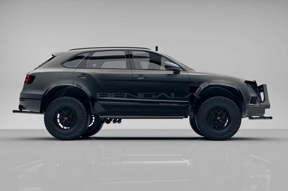 Селёдка с вареньем: кроссовер Bentley Bentayga подготовили к зомби-апокалипсису